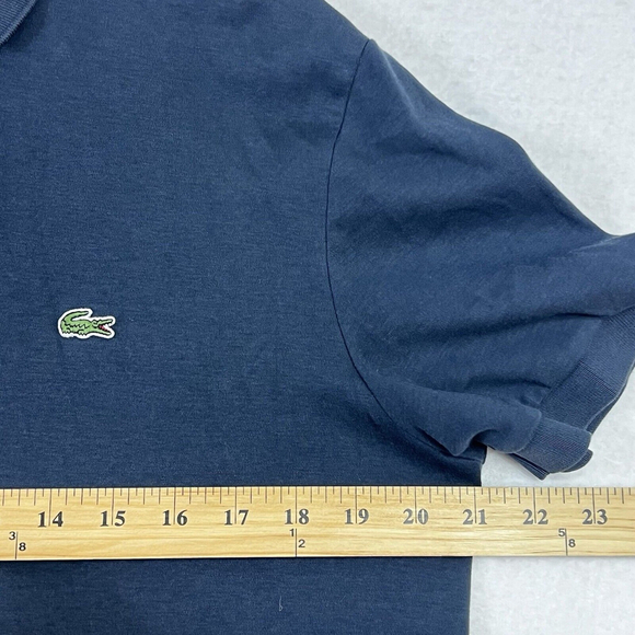 Lacoste Sport Navy Blue Short Sleeve Polo Shirt Size 5 / Large Casual - Picture 8 of 9